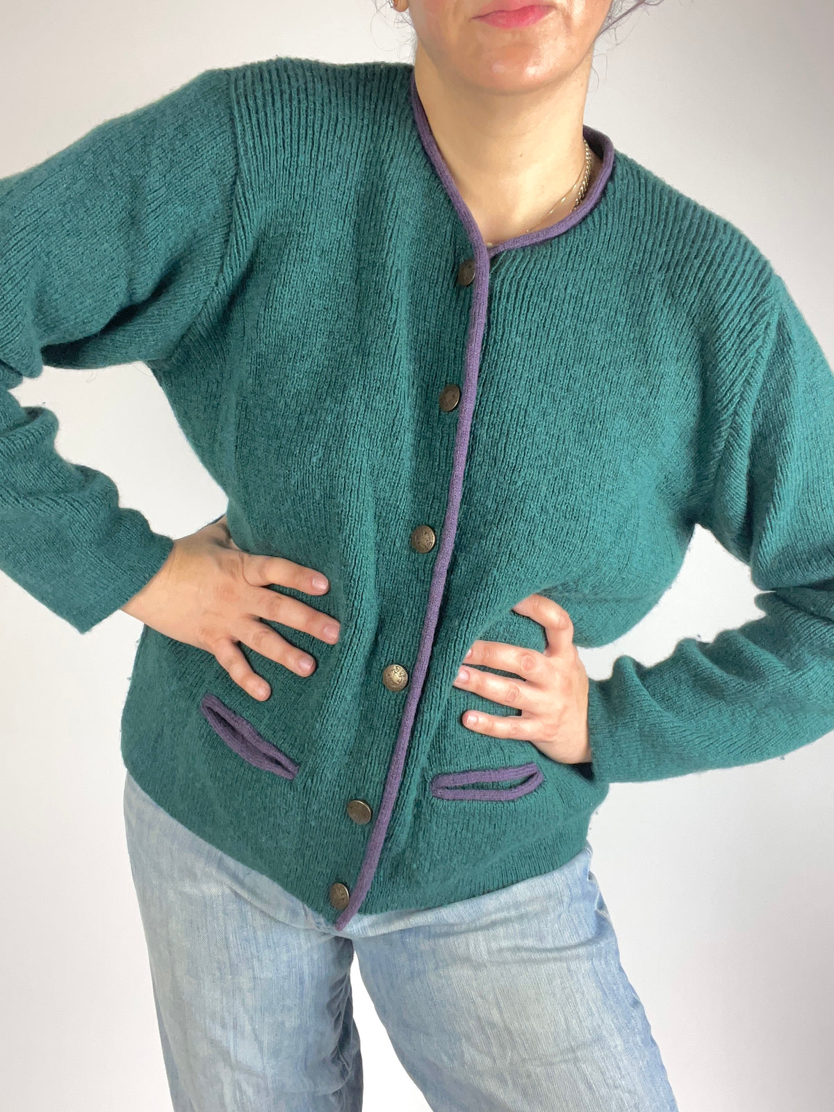 Vintage Wool Sweater by Laura Ashley