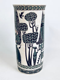 Mid-20th Century Ceramic Umbrella Stand