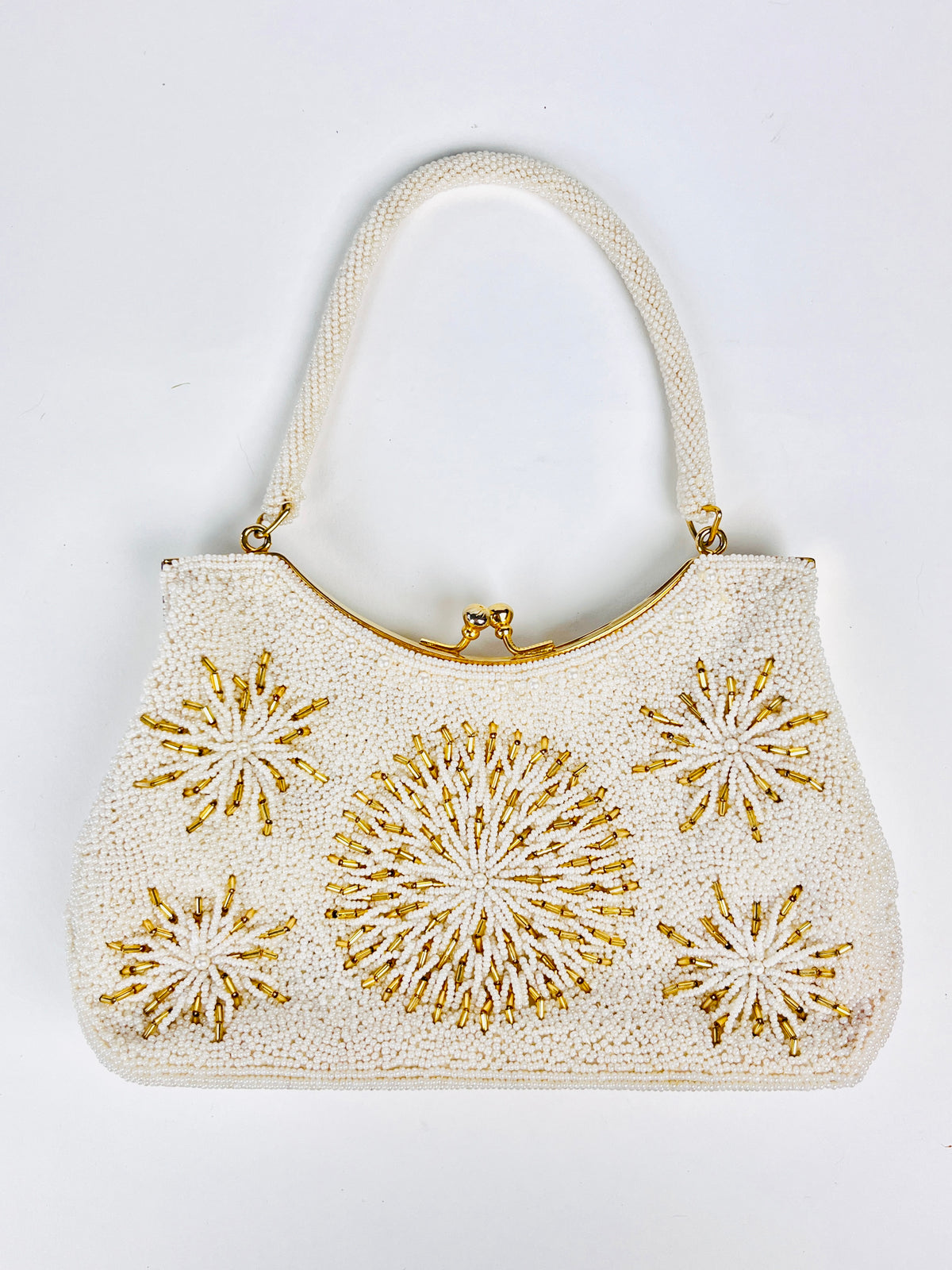 Vintage 1960s Beaded Handbag