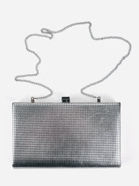Vintage Silver Grid Bag