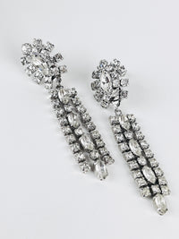 Vintage Rhinestone Drop Earrings