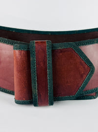 Vintage Italian Leather Belt