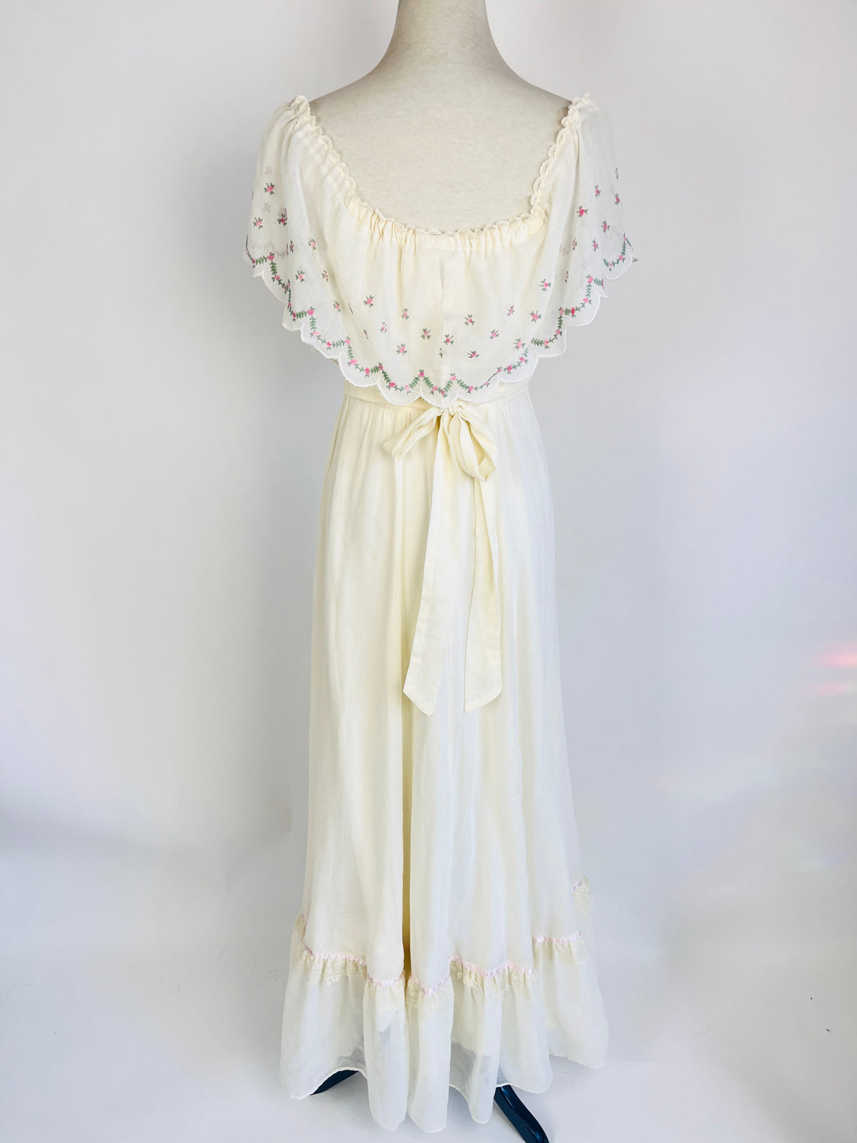 Vintage Gunne Sax by Jessica McClintock Floral Gauze Dress – Dovetail