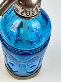 Vintage Art Deco Argentine Glass Seltzer Bottle