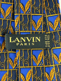 Lanvin Vintage 90s Silk Tie