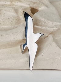 Vintage Modernist Sterling Bird Brooch