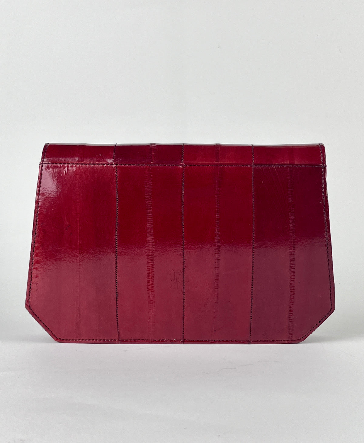 Vintage Red Eel Skin Bag