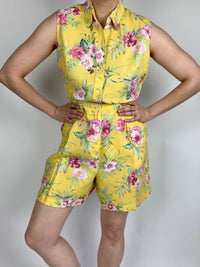 Vintage Floral Linen 2-Piece Set by Ralph Lauren