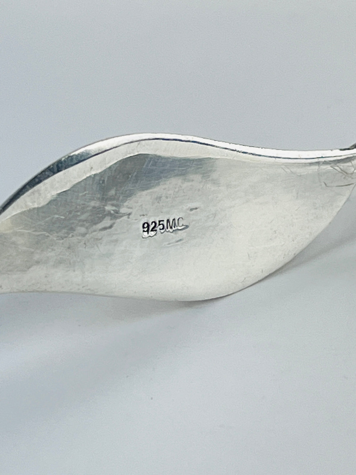 Vintage Modernist Sterling Mother of Pearl Bracelet