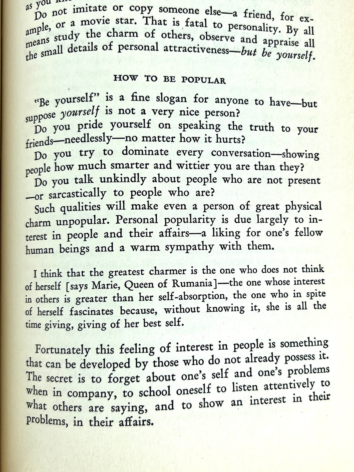 The New Book of Etiquette, 1940