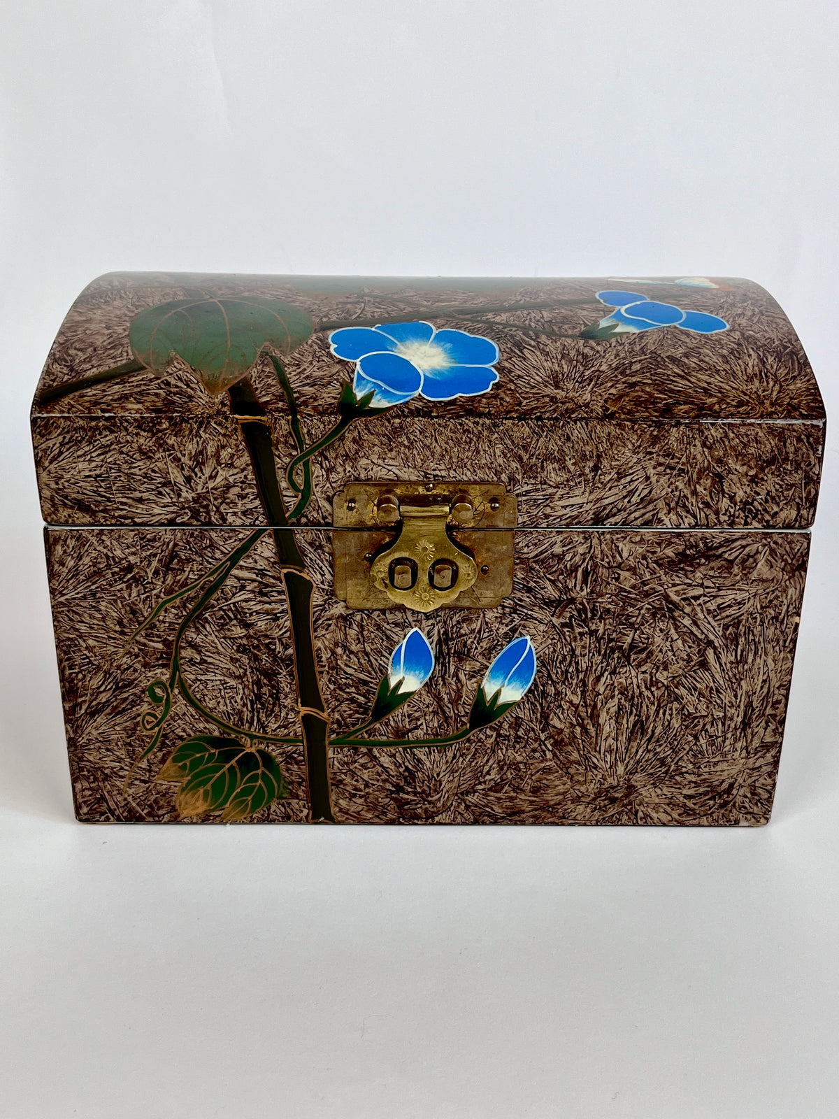 Vintage Hand-Painted Wood Box