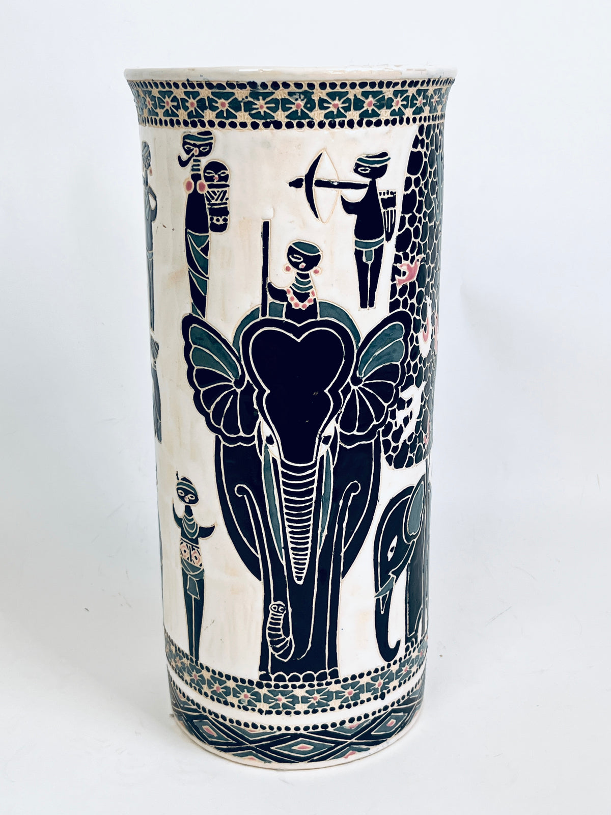 Mid-20th Century Ceramic Umbrella Stand