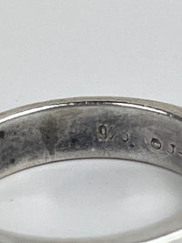 Vintage Sterling Silver Multicolor Sapphire Ring