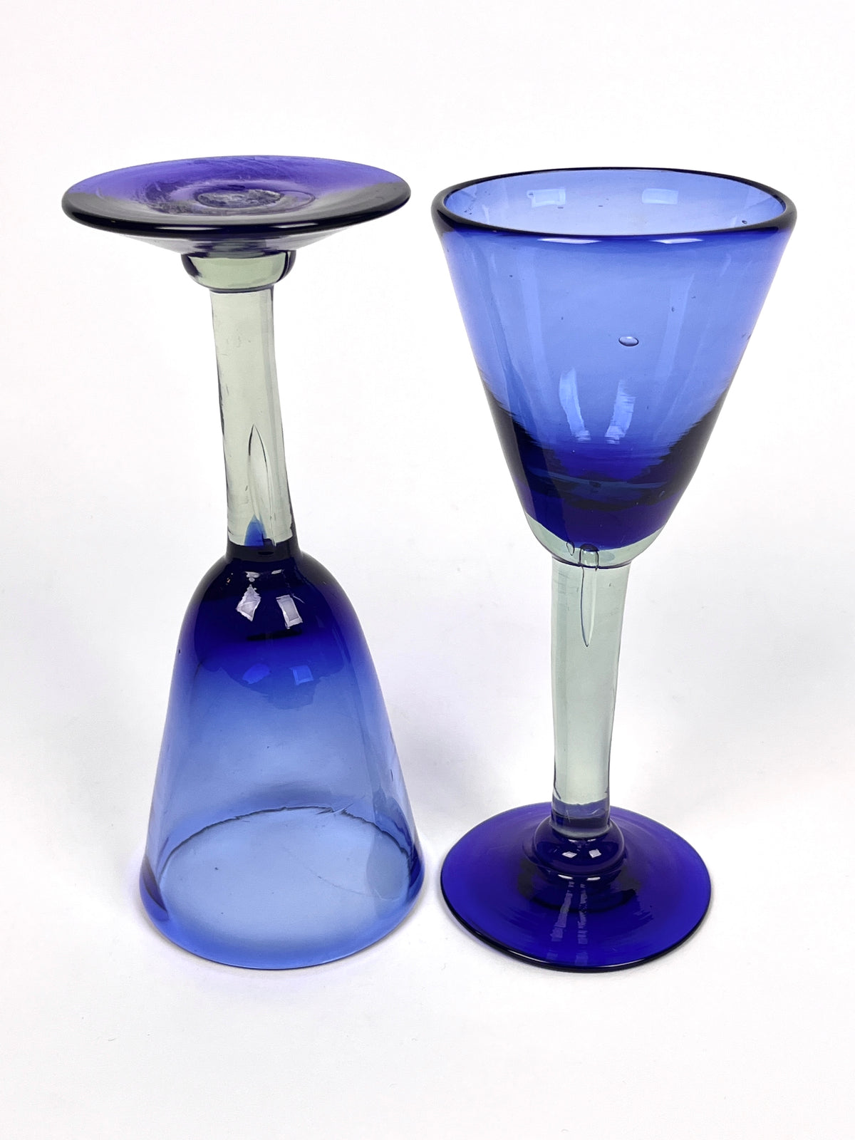Vintage Blown Glass Stemware
