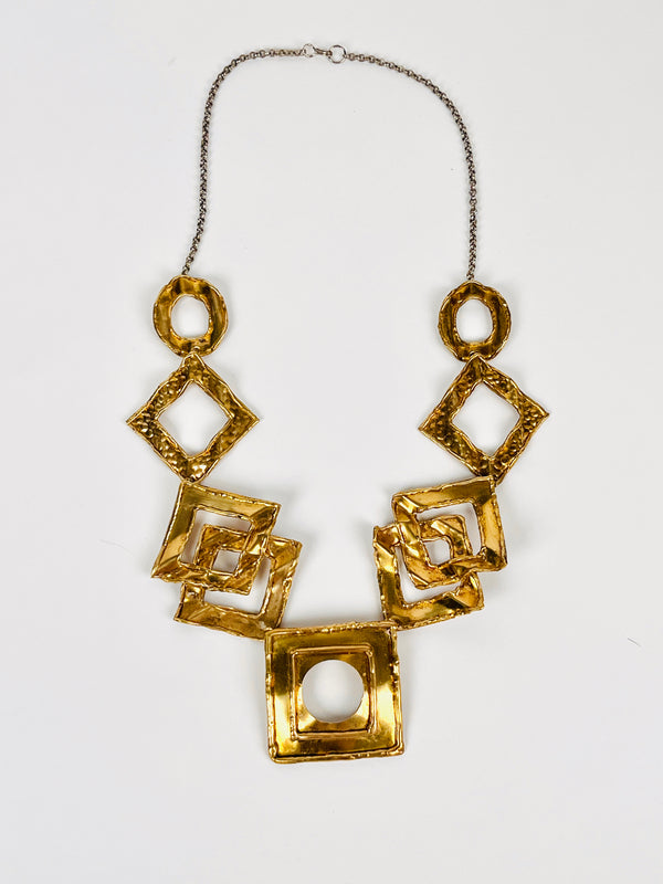 Vintage 1970s Brutalist Necklace