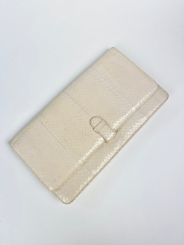 Vintage Battaglia Genuine Snakeskin Clutch