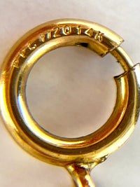 Vintage 14k Gold-Filled Engraved Floral Locket