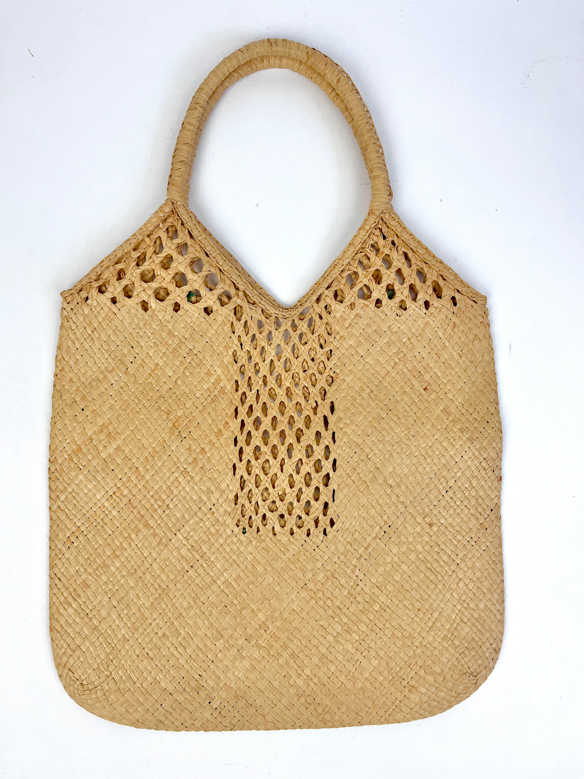 Vintage Woven Raffia Bag