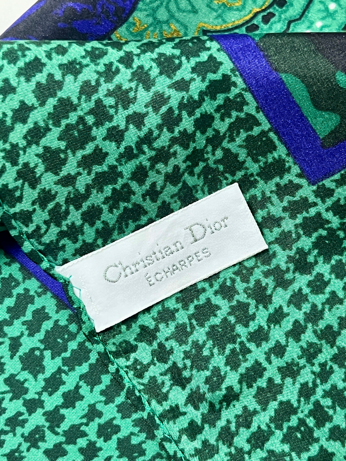 Vintage Christian Dior Silk Scarf