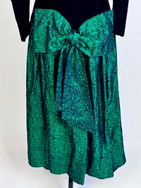 Vintage Handmade Velvet & Taffeta Dress