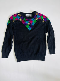 Vintage Sequin Sweater