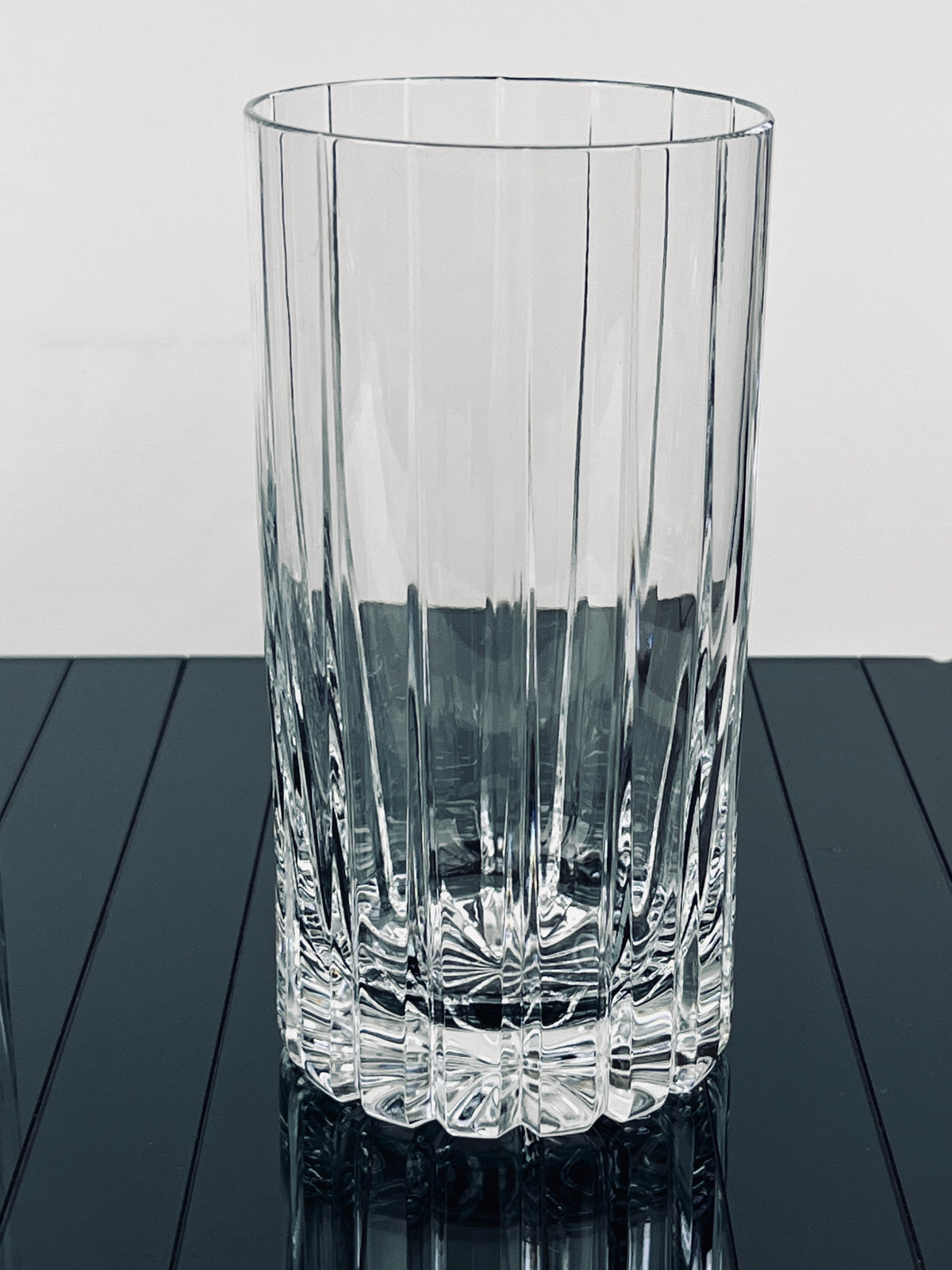 Vintage Fluted Crystal Glasses