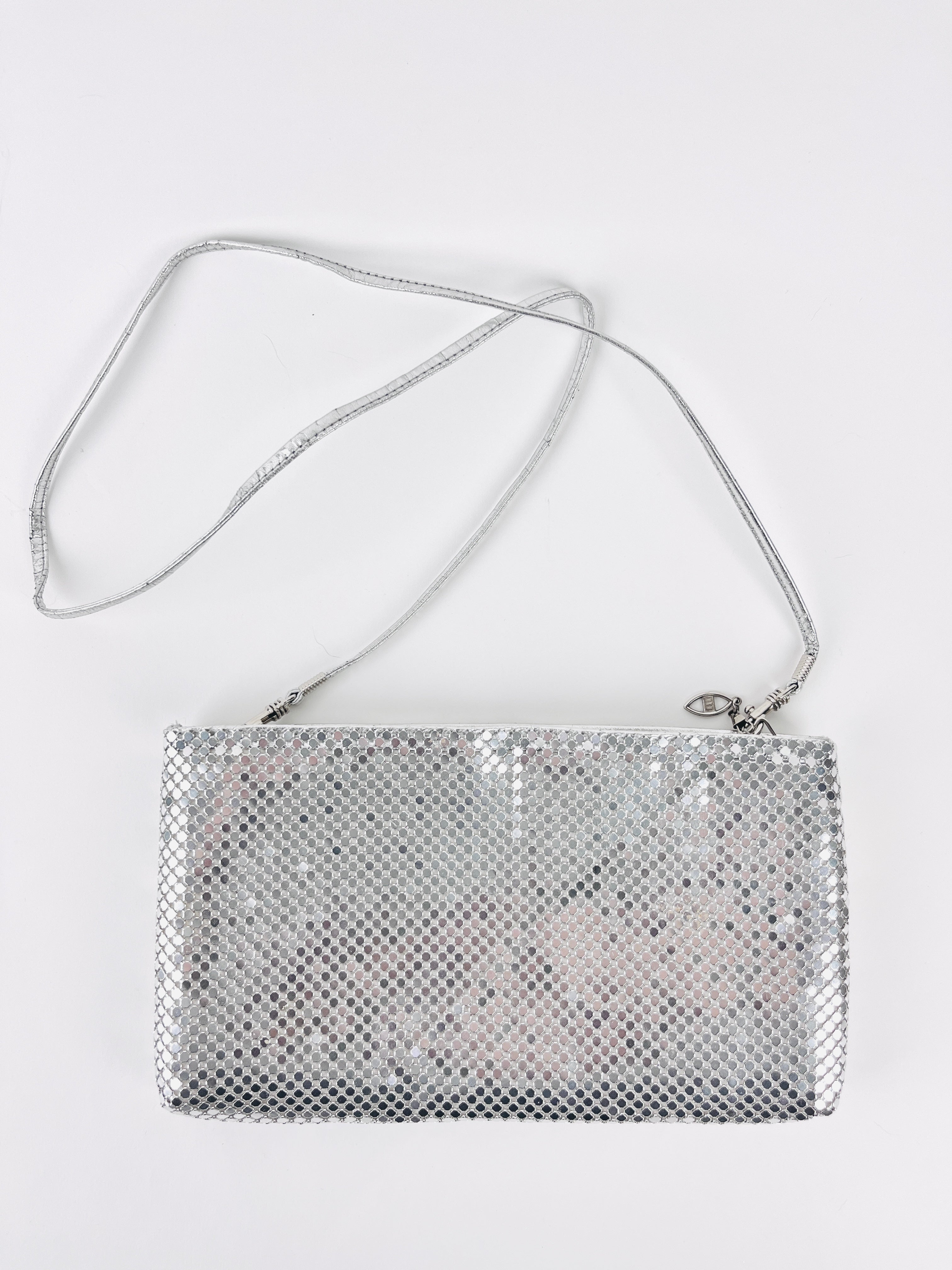 Silver 2025 mesh bag