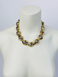 Vintage Two-Tone Collar Necklace