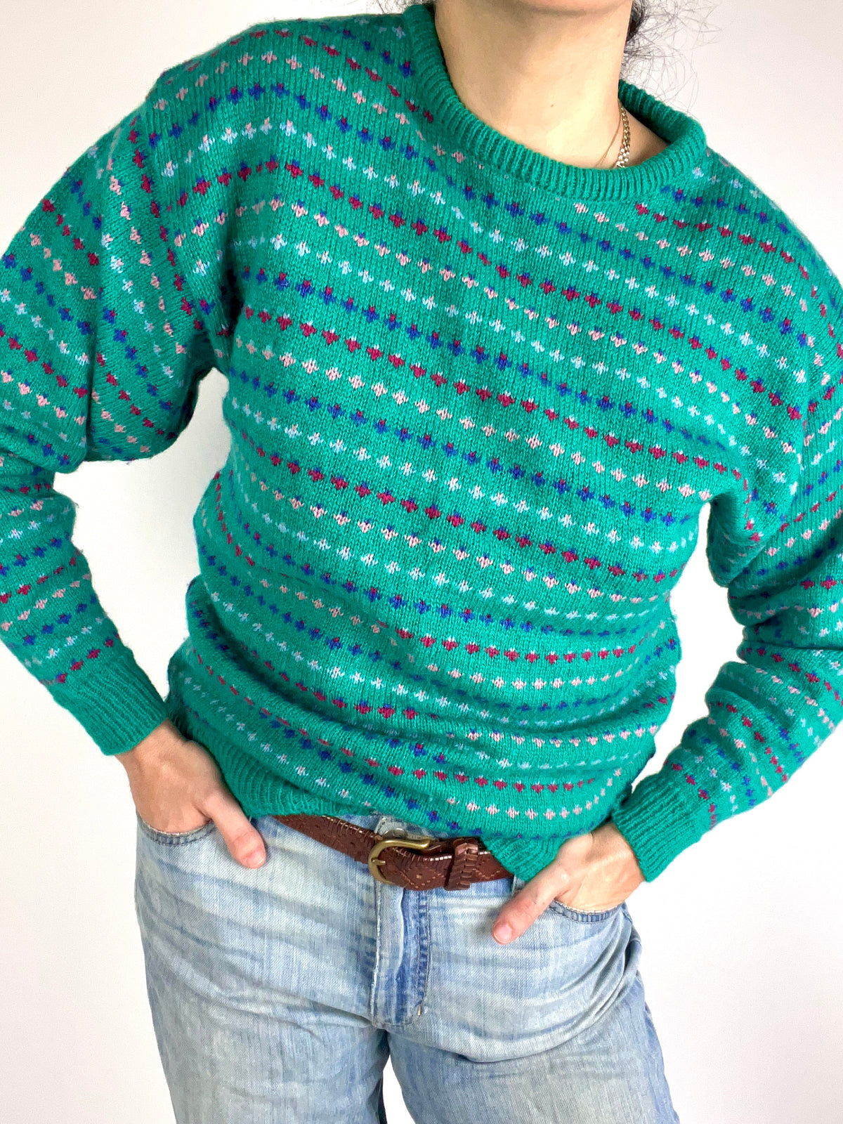 Vintage Wool Sweater by Laura Ashley