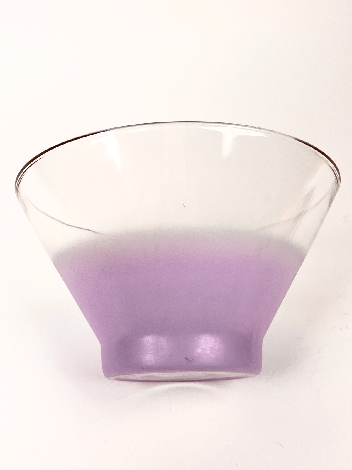 Vintage Mid-Century Lilac Ombre Bowl