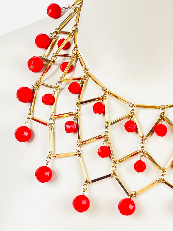 Vintage 1960s Bib Necklace