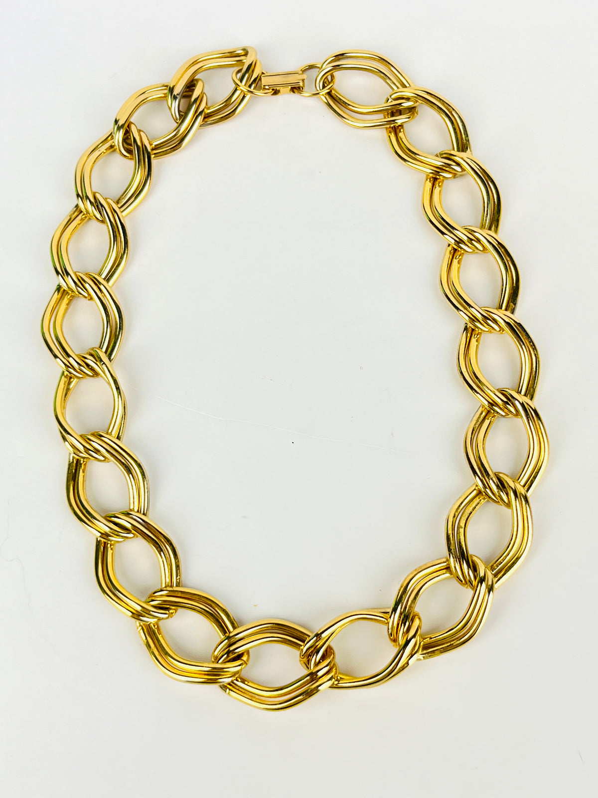 Vintage Gold-Tone Link Necklace