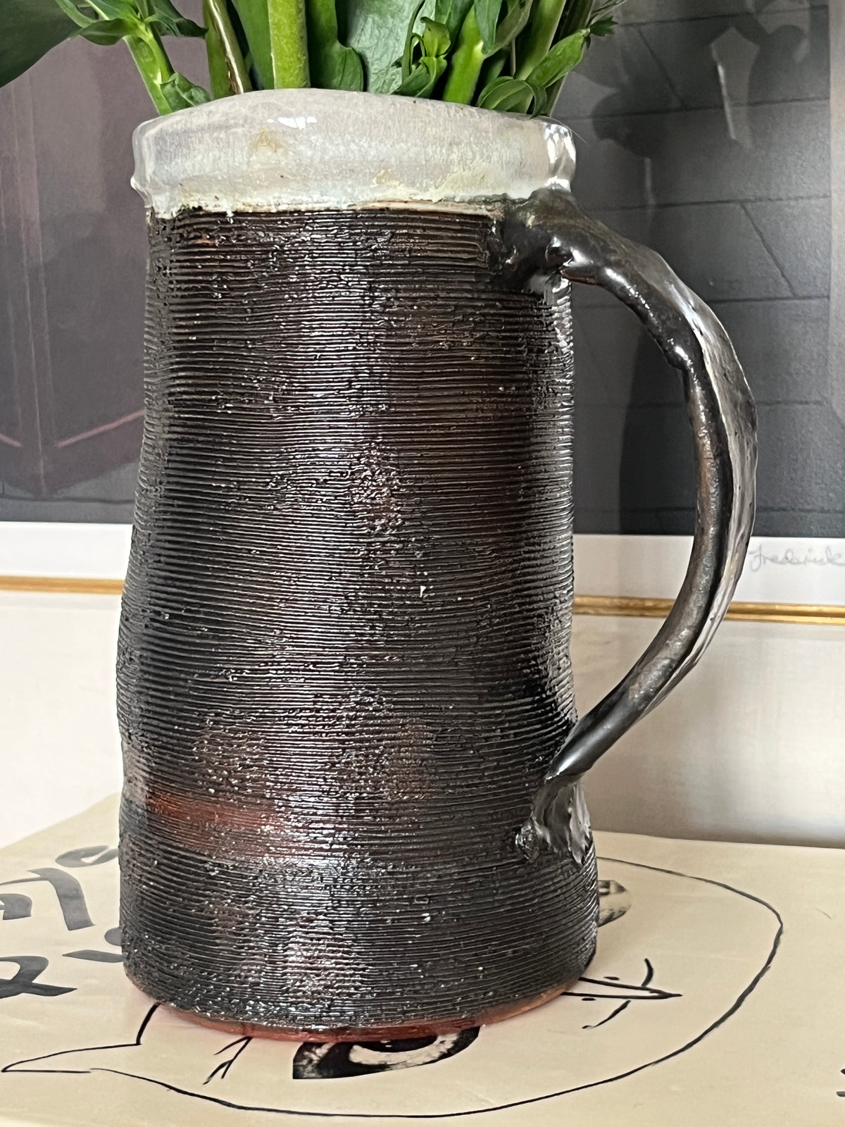 Vintage Studio Pottery Stoneware Vase