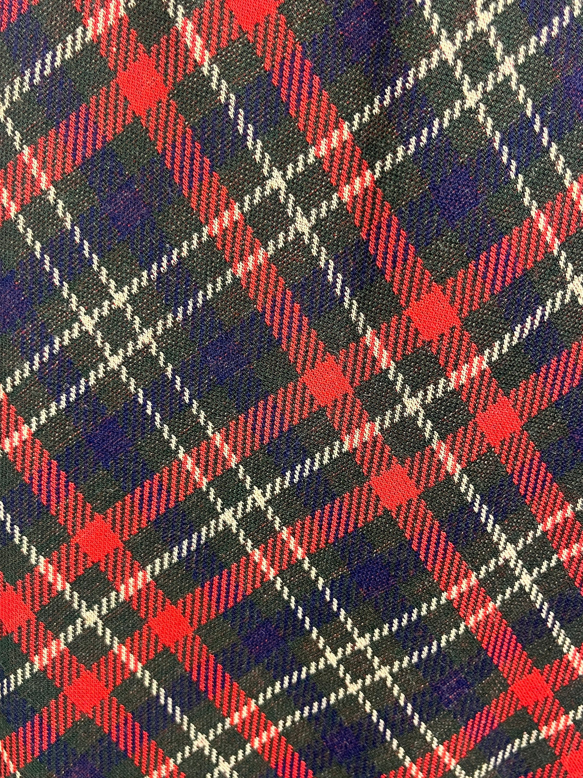 Vintage Plaid Maxi Skirt