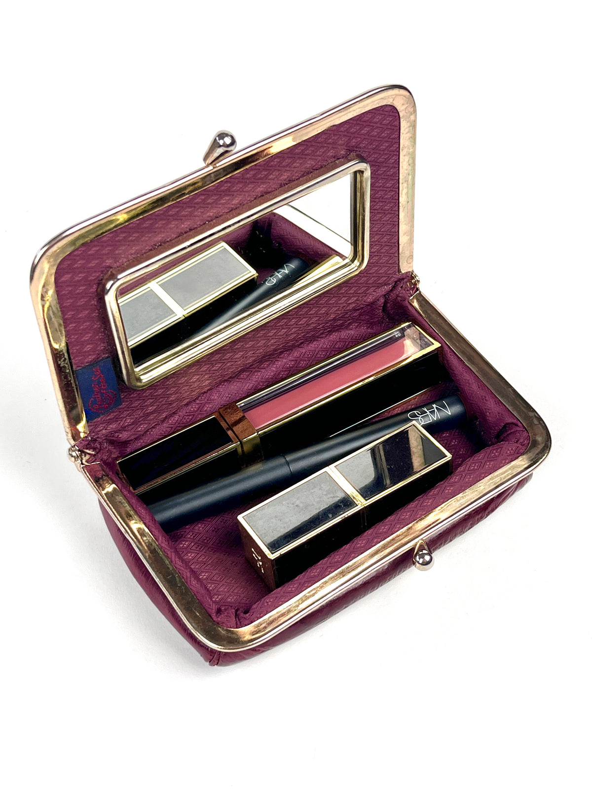 Vintage Eel Skin Makeup Case