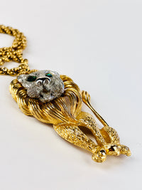 Vintage 1960s Lion Necklace