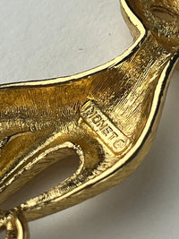 Vintage Monet Cat Brooch