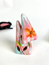 Ceramic Floral Nose Eyeglass Holder