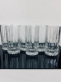 Vintage Fluted Crystal Glasses