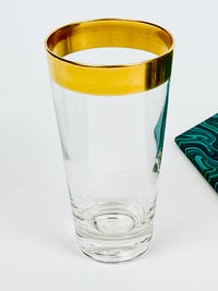 RARE 22k Gold-Plated Dorothy Thorpe Tumblers, 4pc