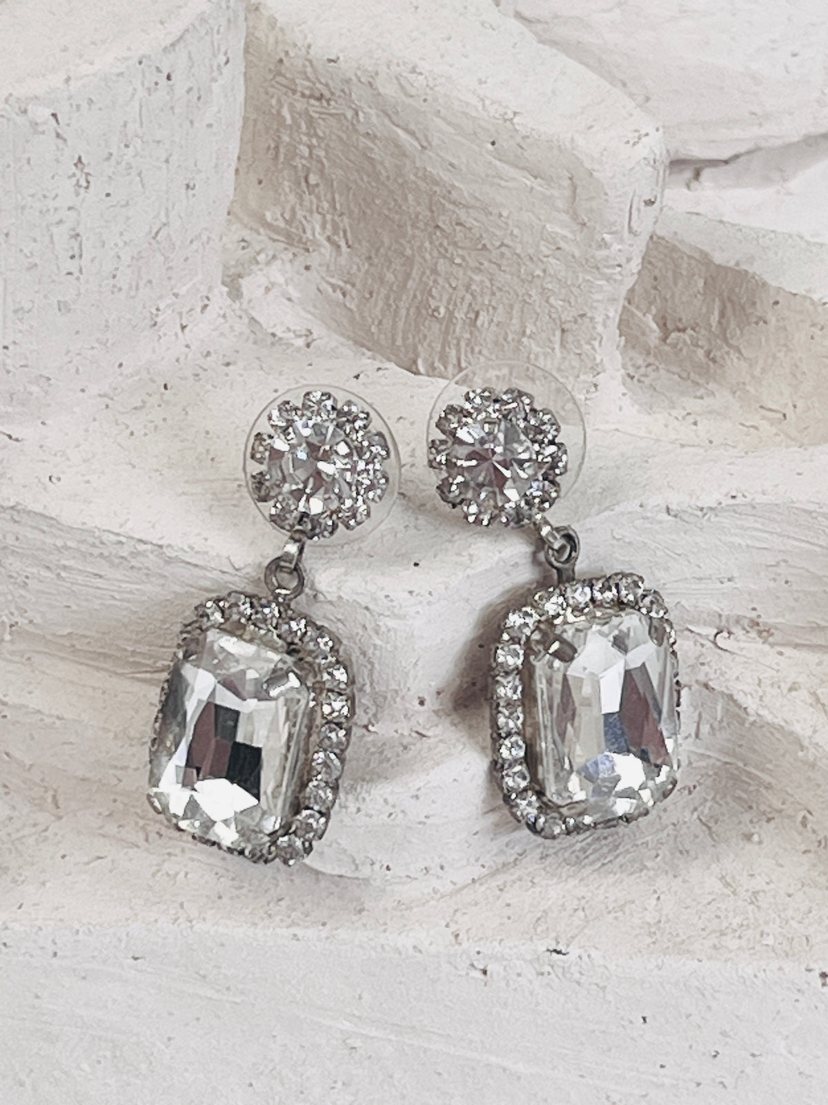 Vintage Rhinestone Earrings