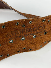 Bronze Studded Leather Belt