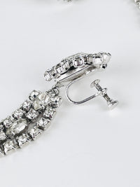 Vintage Rhinestone Drop Earrings