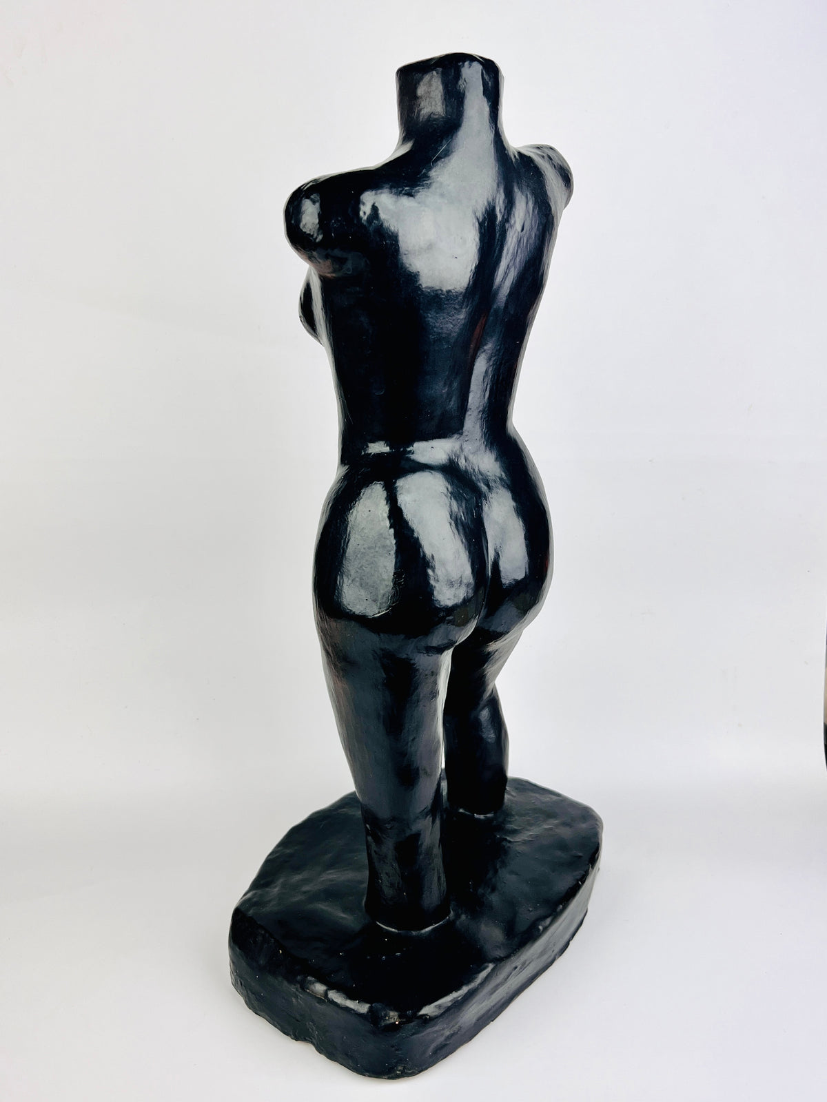 Vintage Female Nude Plaster Sculpture