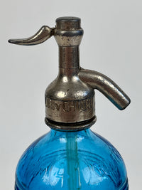 Vintage Art Deco Argentine Glass Seltzer Bottle