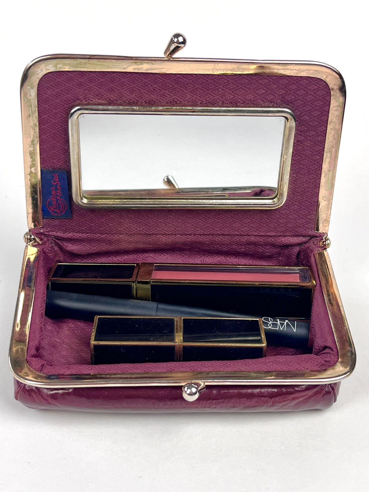 Vintage Eel Skin Makeup Case