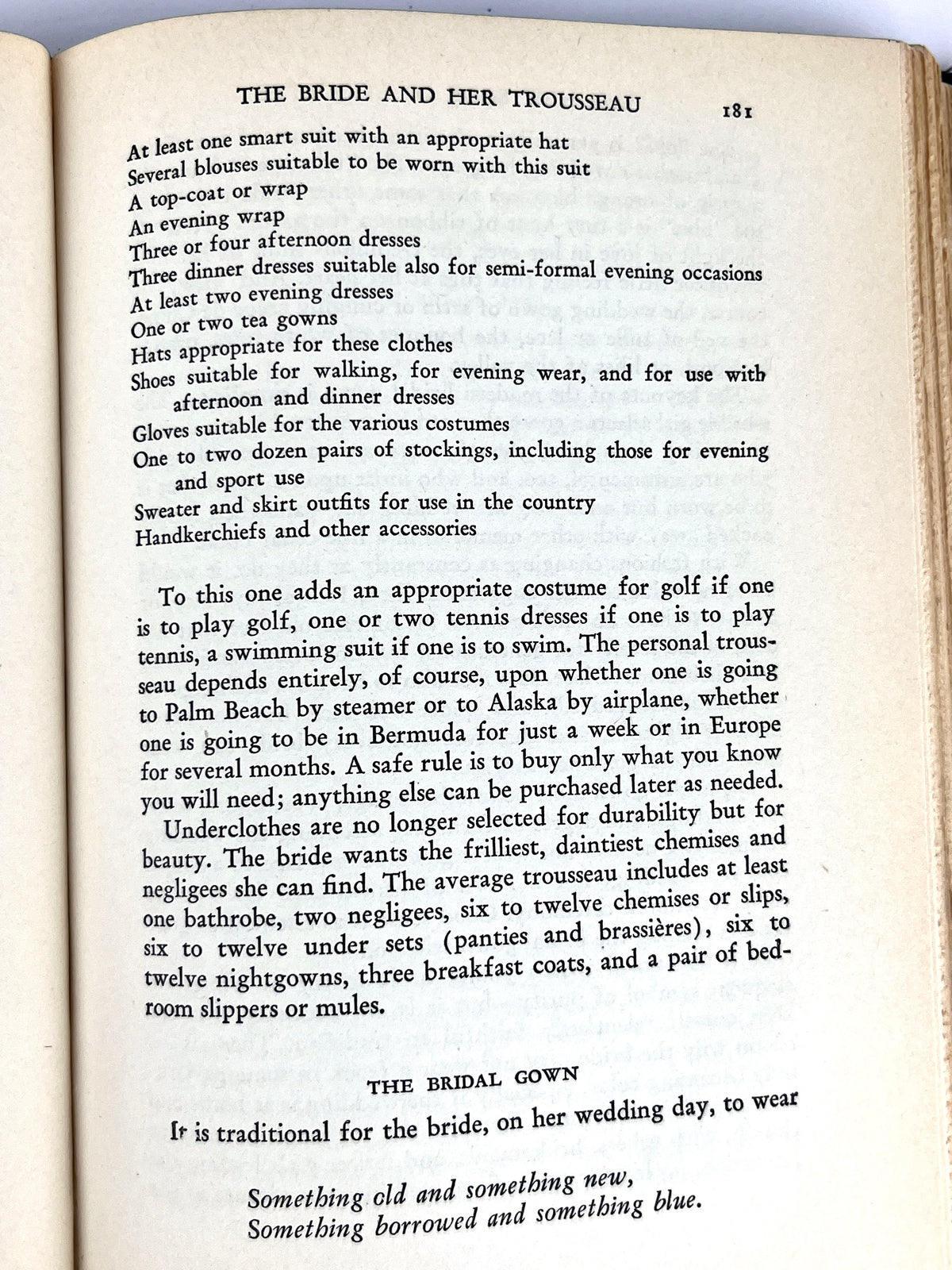 The New Book of Etiquette, 1940