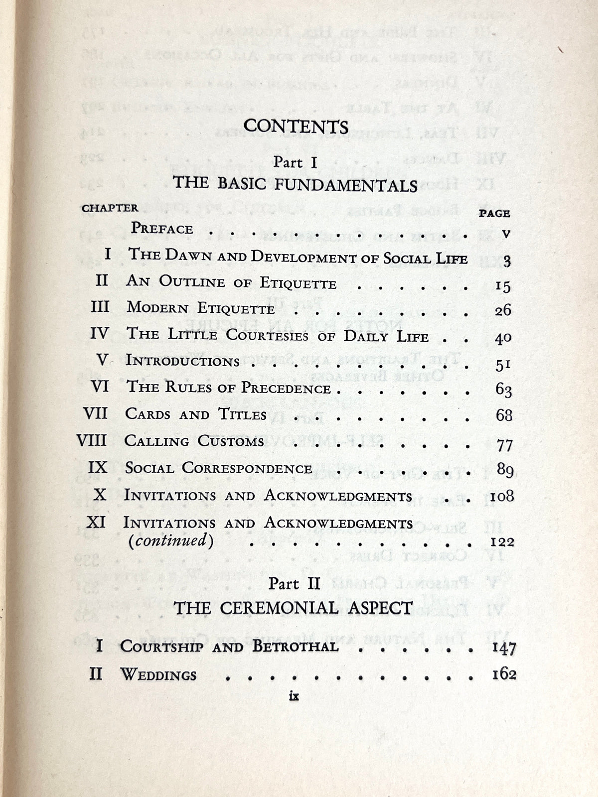 The New Book of Etiquette, 1940