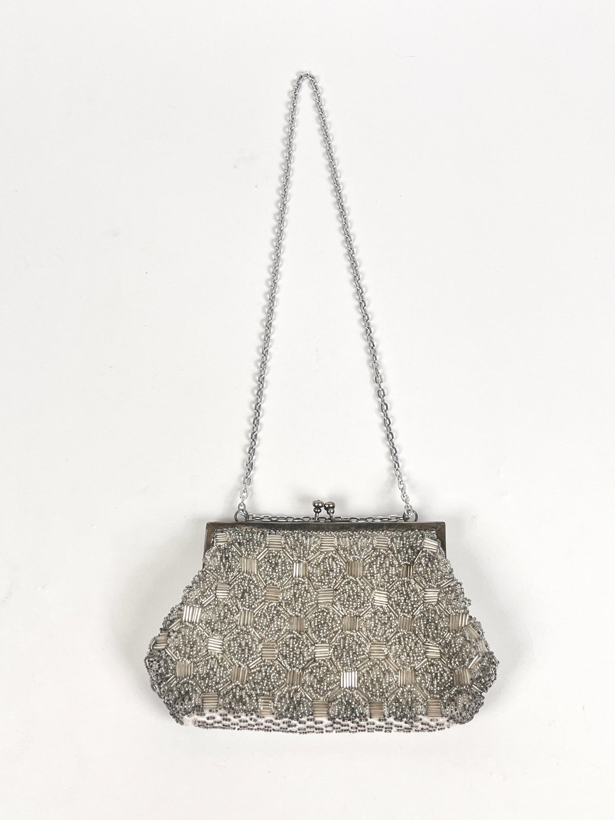 Vintage 1960s Beaded Handbag