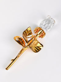 Vintage Swarovski Crystal Rose Brooch
